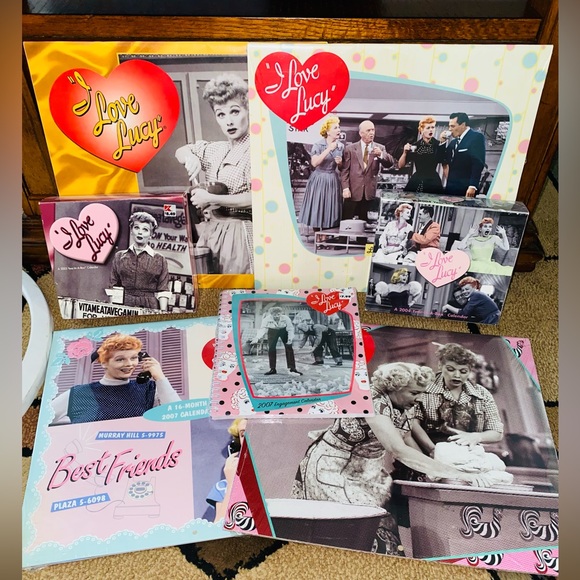 Wall Decor I Love Lucy Lucille Ball Vintage Sealed Calendars Posters